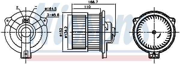 Ventilador de habitáculo para Toyota Yaris VERSO NCP2