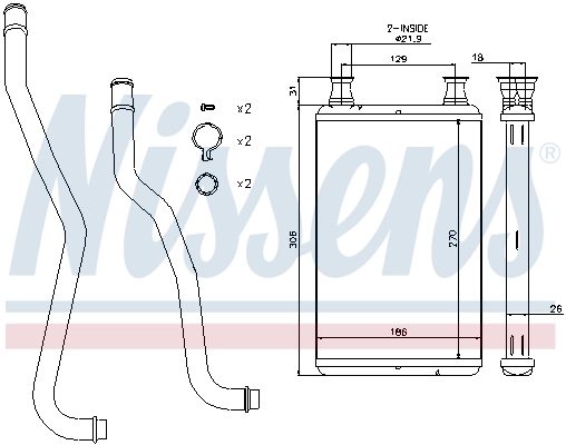 Radiador de calefacción Chrysler 300 C sedán (2005 - 2010) precio, desde 73,18 EUR