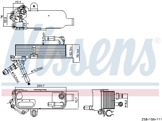 Comprar 20C1L81 Polcar Radiador de refrigeración de la transmisión