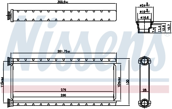 Calefactor Nissens 707201