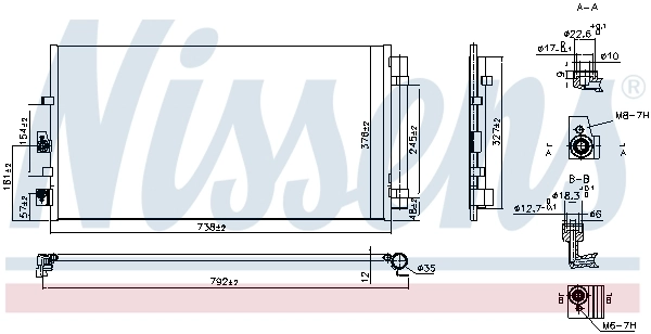 Aire acondicionado capacitor Nissens 941206 precio, desde 103,09 EUR