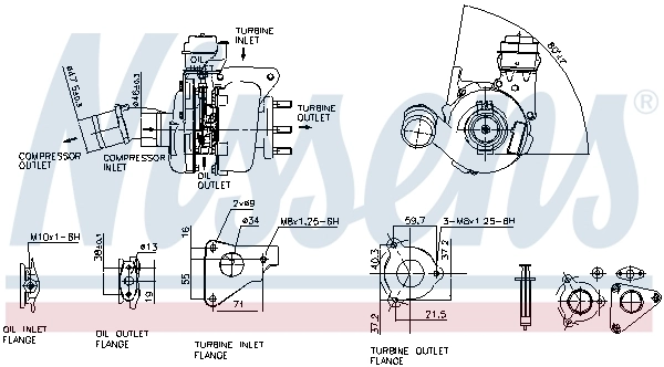 Turbo Nissens 93136