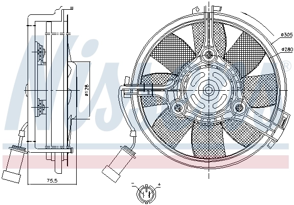 Ventilador de radiador Fiat/Alfa/Lancia 8D0959455N precio, desde 73,79 EUR