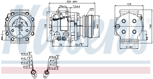 89229 Nissens Compresor climatizador