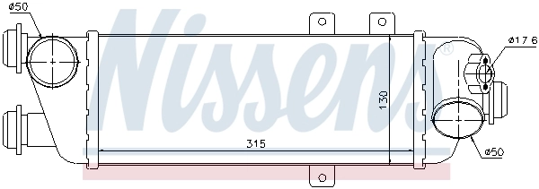 Enfriador de aire de admisión Nissens 96562