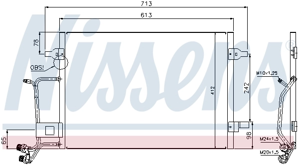 Condensador Nissens 94593