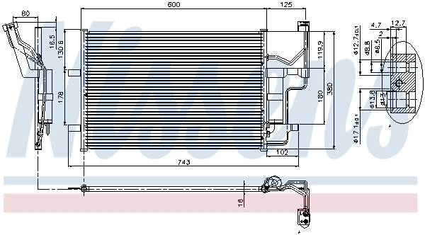 Comprar 94902 Nissens Condensador de aire acondicionado