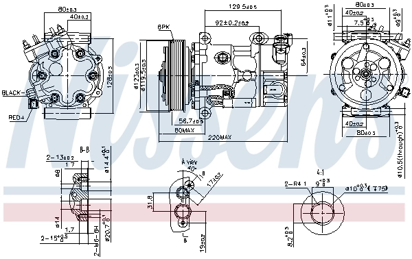 Compresor ac Nissens 890743 precio, desde 127,05 EUR