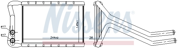 Calefactor Nissens 707073