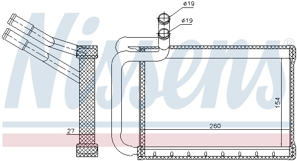 Calefactor Nissens 77635