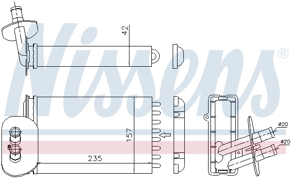 Calefactor Nissens 73977