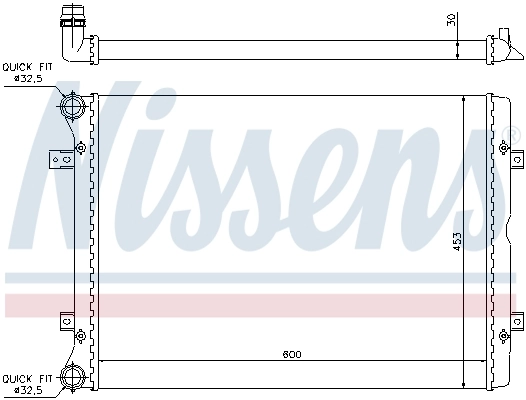 Radiador 65014 Nissens