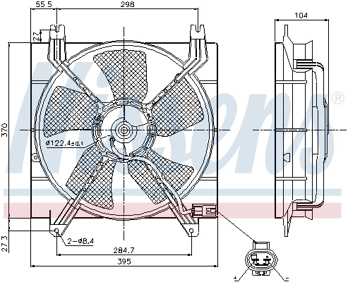 Ventilador de refrigeración Nissens 85353
