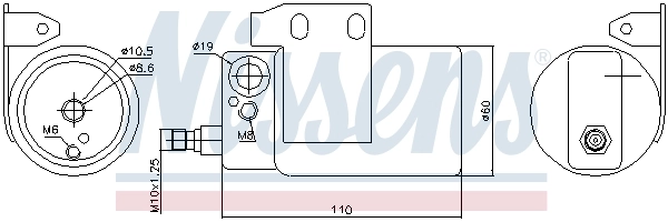 Filtro deshidratante Nissens 95185