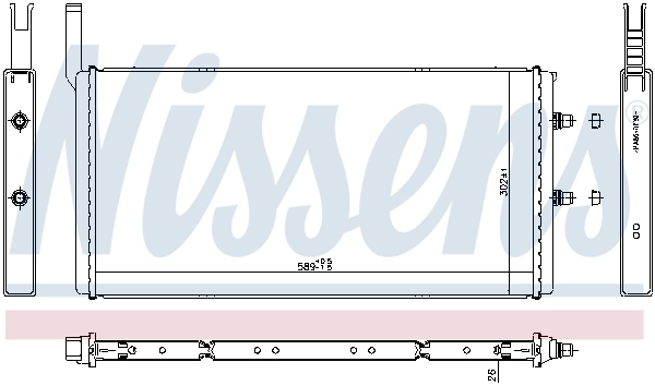 60835 Nissens Refrigeración del motor