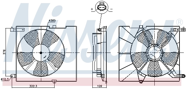 Ventilador de refrigeración Nissens 85746