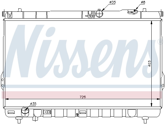 Radiador 67031 Nissens