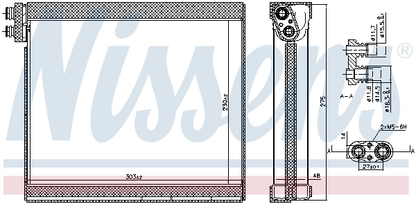 Evaporador, aire acondicionado para Land Rover Range Rover SPORT II L494