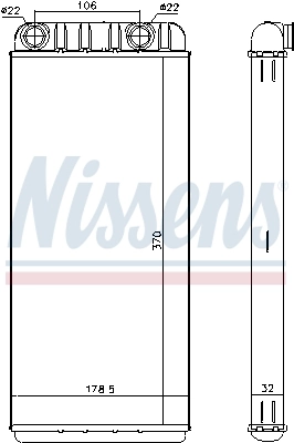 Calefactor Nissens 73648