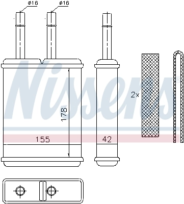 Calefactor Nissens 71957
