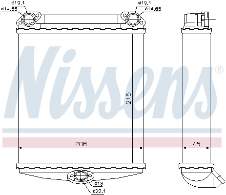 Calefactor Nissens 72001