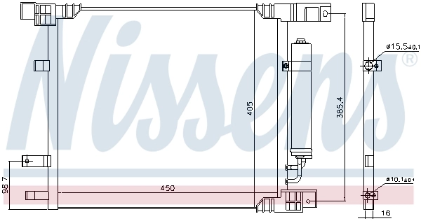 Condensador aire acondicionado Nissan Versa E12X
