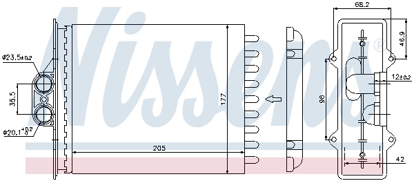 Calefactor Nissens 72657