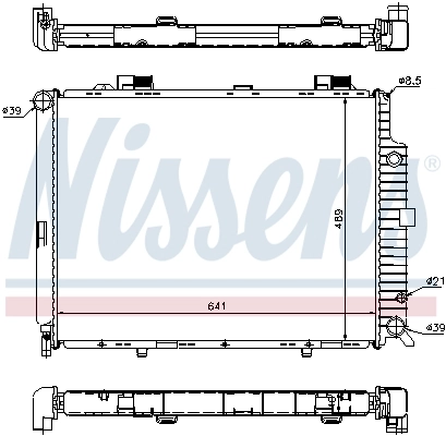 Radiador 62692A Nissens