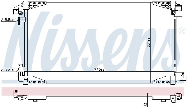 Aire acondicionado capacitor Nissens 941228 precio, desde 142,91 EUR