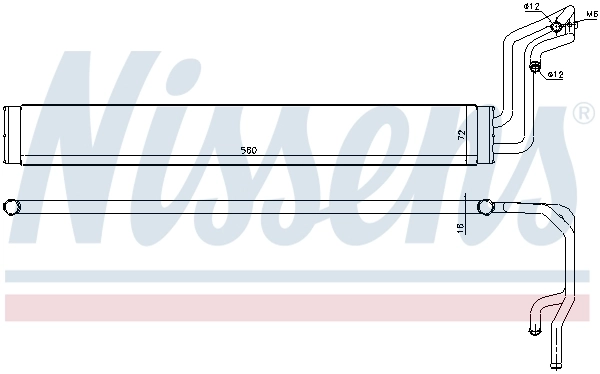 Radiador de dirección asistida Nissens 90633