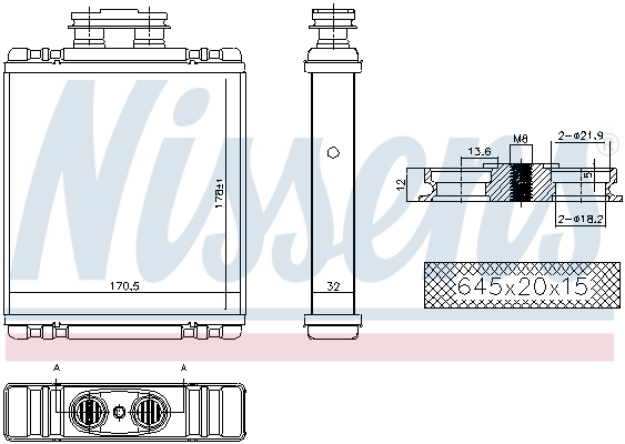 Calefactor Nissens 73997
