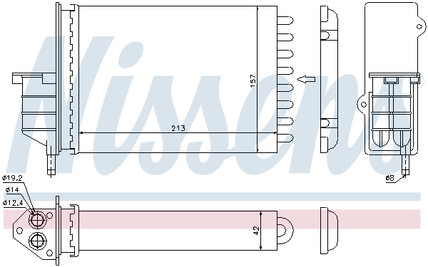 Calefactor Nissens 71450