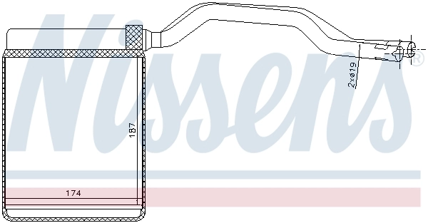 Calefactor Nissens 71777