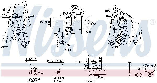 Comprar 93284 Nissens Turbo de coche