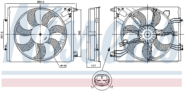 Ventilador de refrigeración Nissens 850050