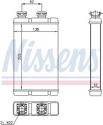Calefactor Nissens 70513