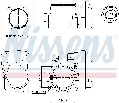 Mariposa de admisión para BMW 5  E39