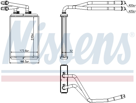Calefactor Nissens 73990