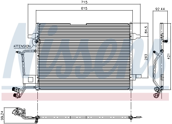 Condensador Nissens 94207