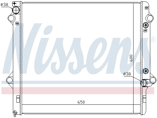 Radiador 646888 Nissens