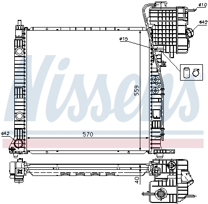 Comprar CR385000P Mahle Original Radiador de auto