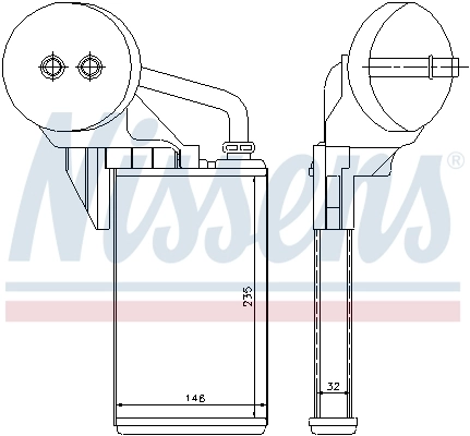 Calefactor Nissens 72207