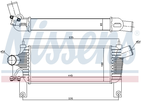 Intercooler 96622 Nissens