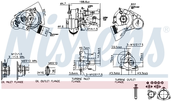 Turbo Nissens 93021
