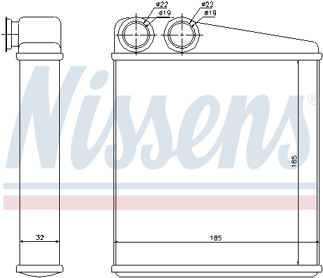 Calefactor Nissens 72206