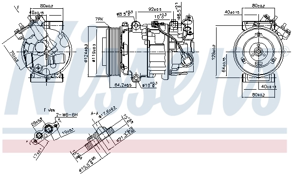 Compresor de ac Nissens 890299