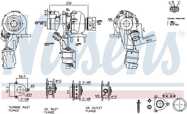 Turbo Peugeot/Citroen 95526763
