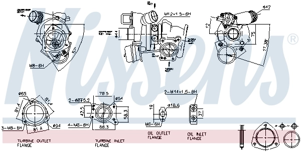 Turbo Nissens 93282