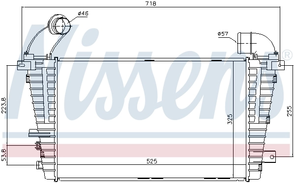 Intercooler 96590 Nissens