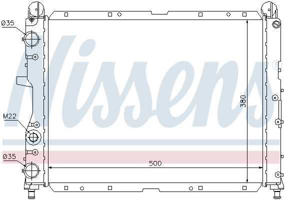 Radiador 60024 Nissens